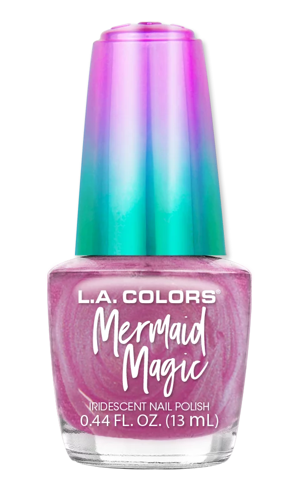 L.A. COLORS Mermaid Magic Nail Polish, Pink Pearl, 0.44 fl oz