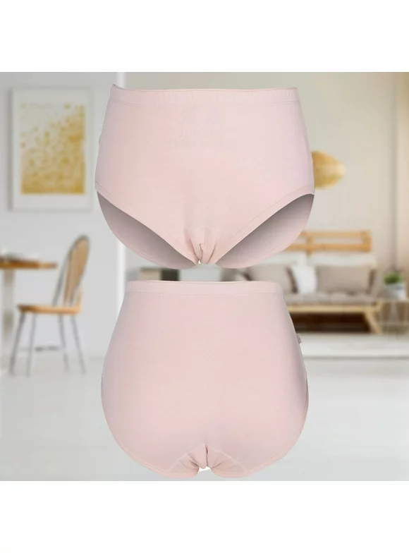 LYUMO Cotton Breathable Washable Reusable Incontinence Menstrual Underwear for Women, Washable Incontinence Underwear, Incontinence Underwear