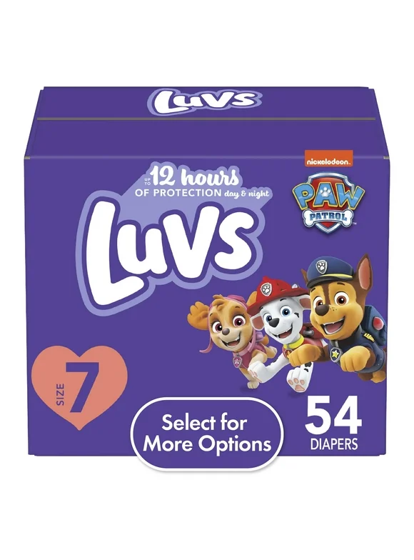 Luvs Diapers Size 7, 54 Count (Select for More Options)