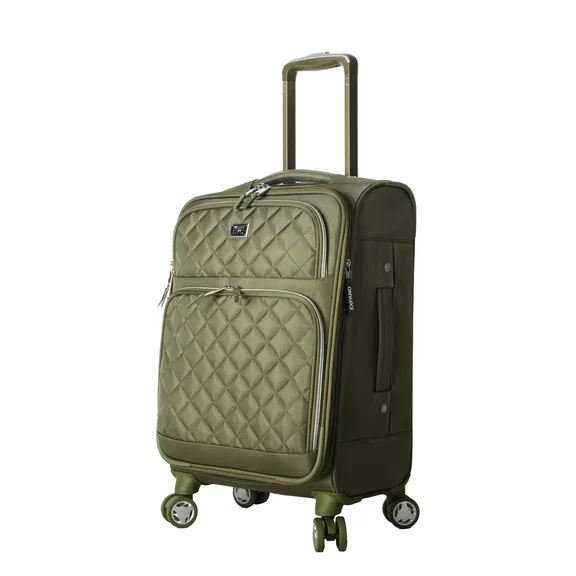 MADDEN NYC, Aesthetic Soft Side 20" Expandable Carry-on Luggage, Olive