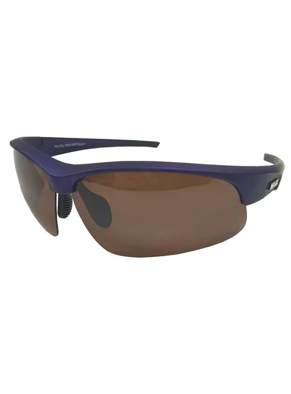 MAXX HD MXRay TR90  Half Frame Sunglasses All Sport Blue MXRay (Blue/HDP)