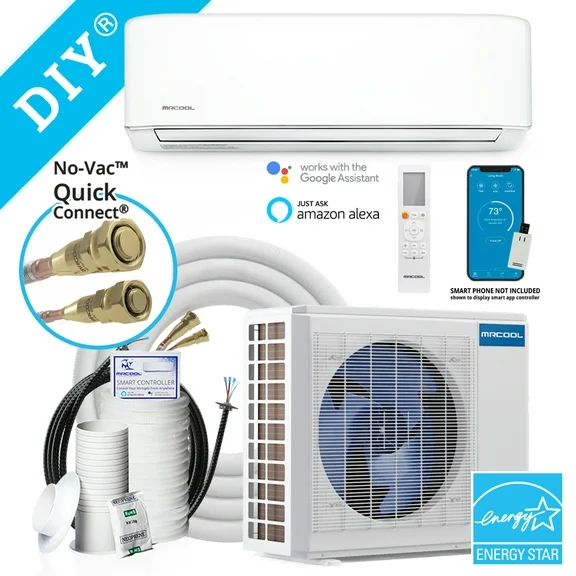 MRCOOL DIY 18000 BTU Ductless Mini Split Air Conditioner & Heat Pump - Energy Star 230v