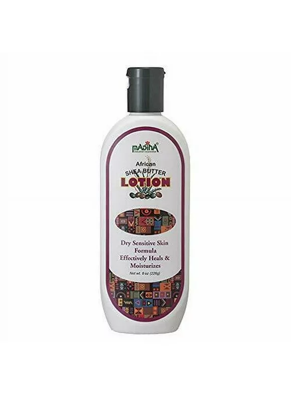 Madina African Shea Butter Lotion - Natural Moisturizing Body Smooth Soft Skin