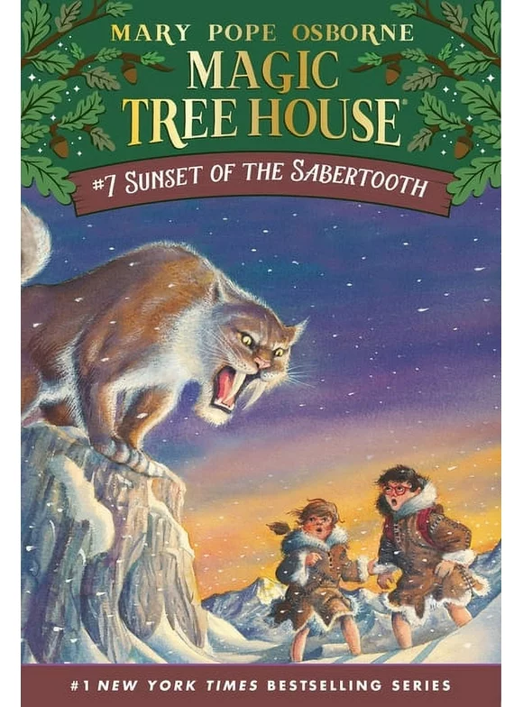 Magic Tree House (R): Sunset of the Sabertooth (Series #7) (Paperback)