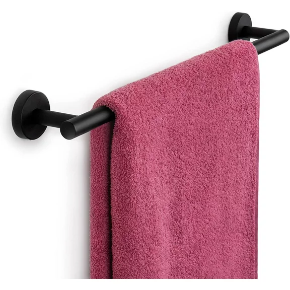Marmolux Acc Towel Bar, SUS304 Stainless Steel Bath Towel Rack, Matte Black 14"