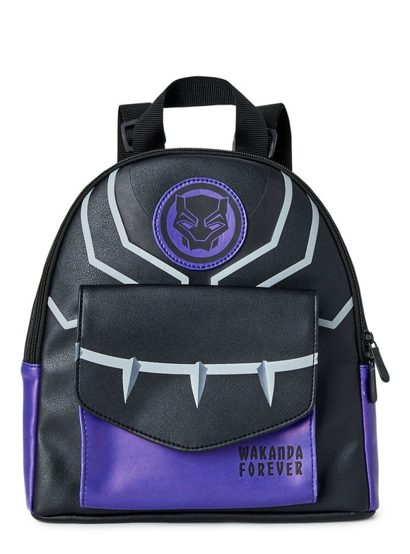 Marvel Black Panther Women's Mini Backpack Black Purple