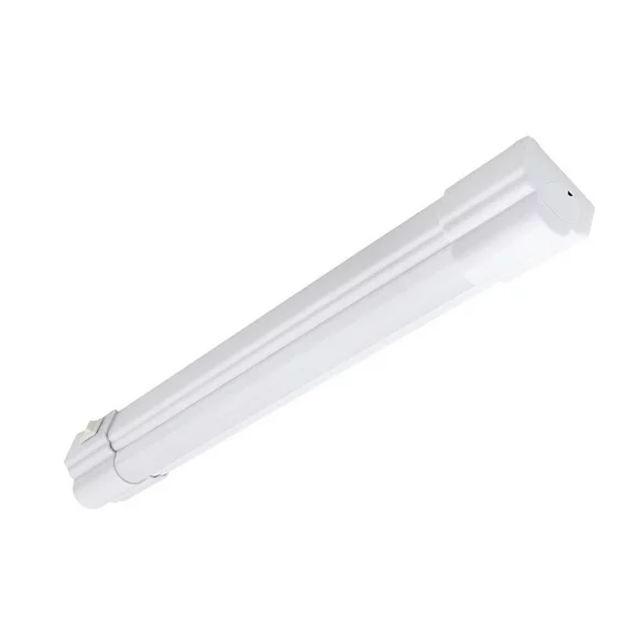 Maxxima 12 in. LED Under Cabinet Light, Linkable, 600 Lumens, 3000K Warm White, White, On/Off Switch