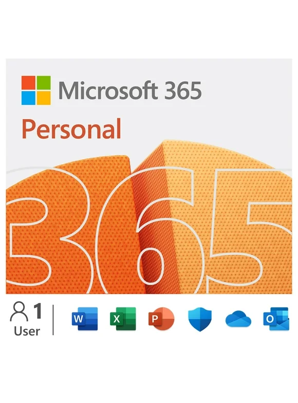 Microsoft 365 Personal | 12-Month Subscription, 1 person | Premium Office apps | 1TB OneDrive cloud storage | PC/Mac Download