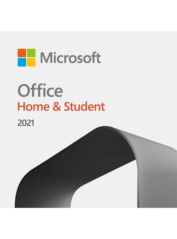Microsoft Office Home & Student 2021, One-time purchase for 1 PC or Mac, (Download), (889842822618)