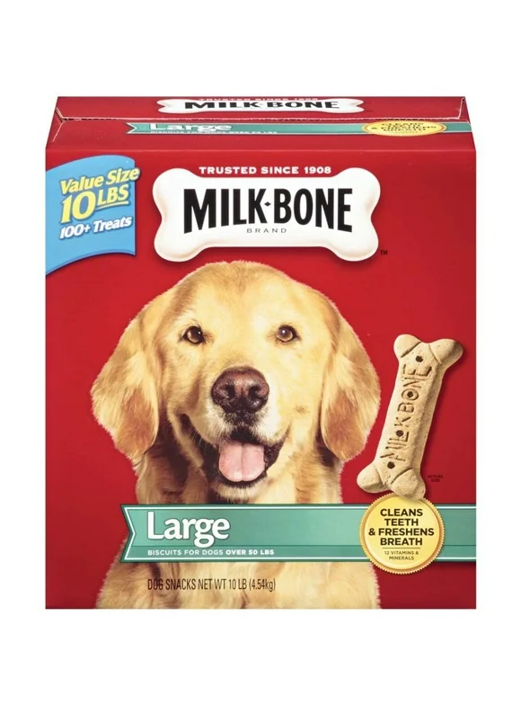 Milk-Bone Dog Biscuits Original, LG, 10 lb