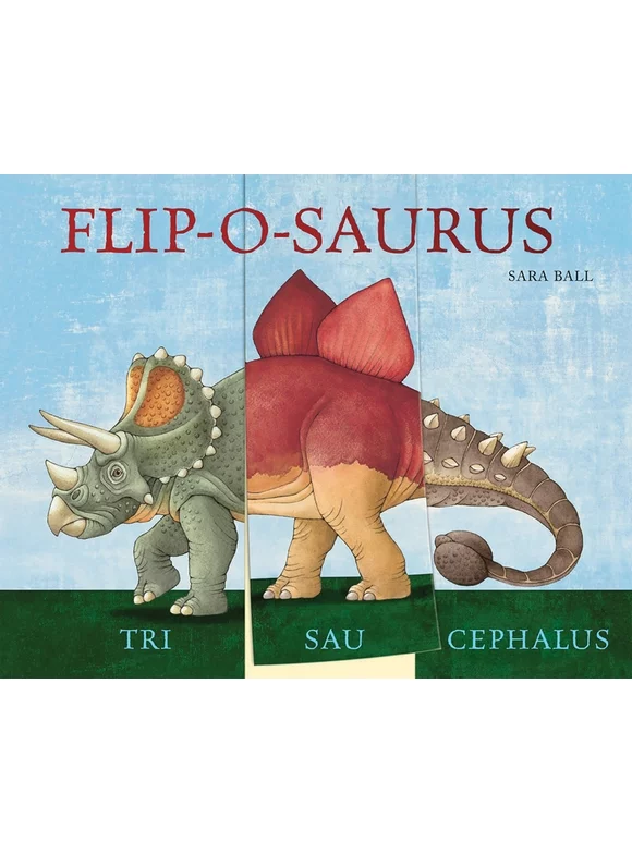 Mix-And-Match Board Books: Flip-O-Saurus: Make Your Own Wacky Dinosaur! (Board Book)