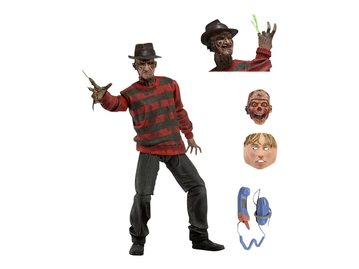 NECA 39759 Nightmare on Elm Street Ultimate Freddy 30th Anniversary 7" Action Figure