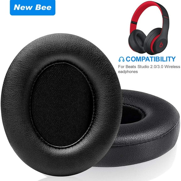 New Bee Ear Pads Cushions for Beats Studio 2.0/3.0 Soft Headphone Replacement Earpads Cushions