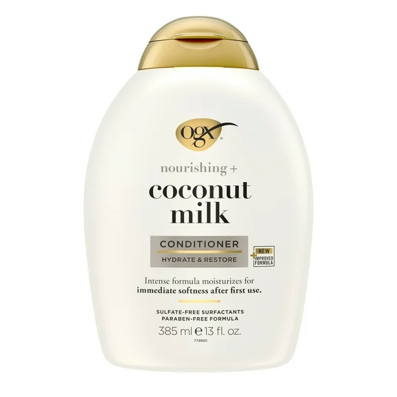 OGX Nourishing + Coconut Milk Moisturizing Hair Conditioner, 13 fl. oz