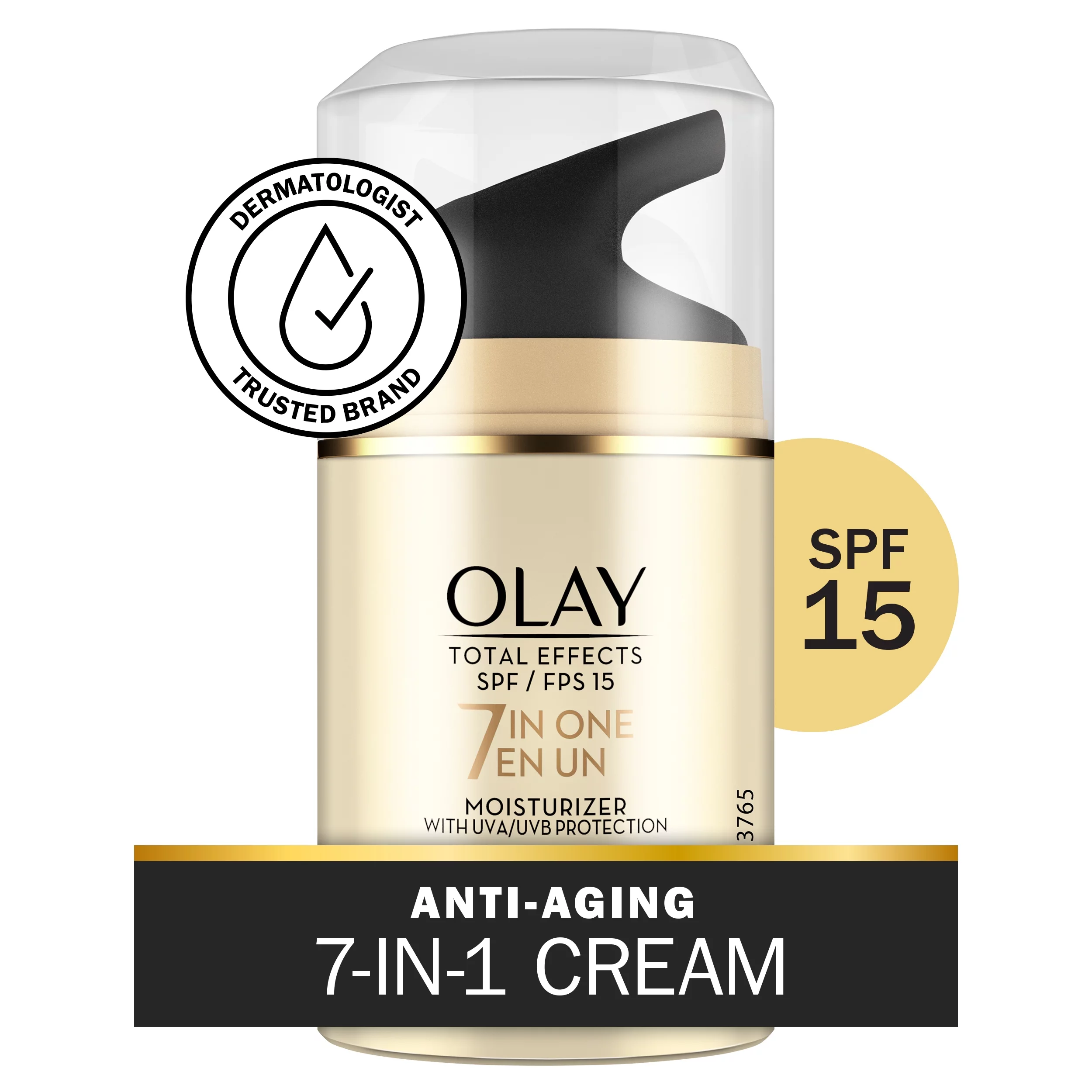 Olay Total Effects Face Moisturizer SPF 15, Combination Skin, Fragrance-Free, 1.7 fl oz