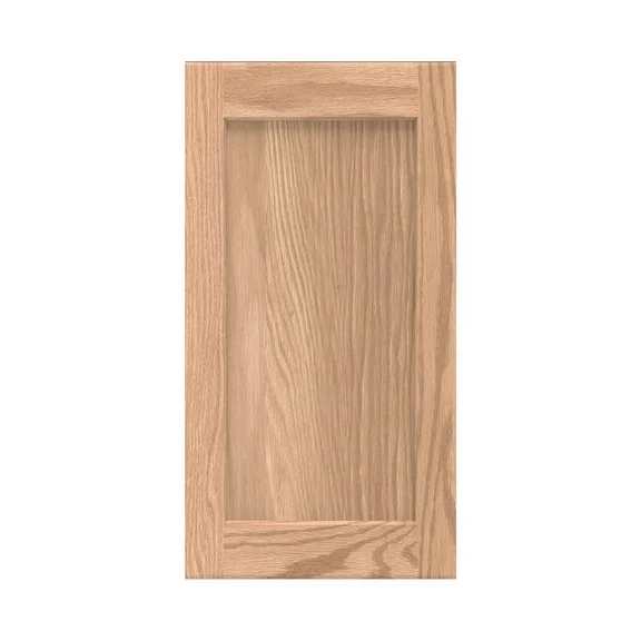 Onestock Unfinished Oak Kitchen Cabinet Door Replacement, Shaker Style - 13.25W x 22.5H
