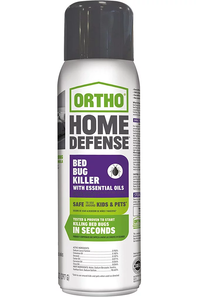 Ortho Home Defense Bed Bug Killer with Essential Oils, 14 oz., Spray