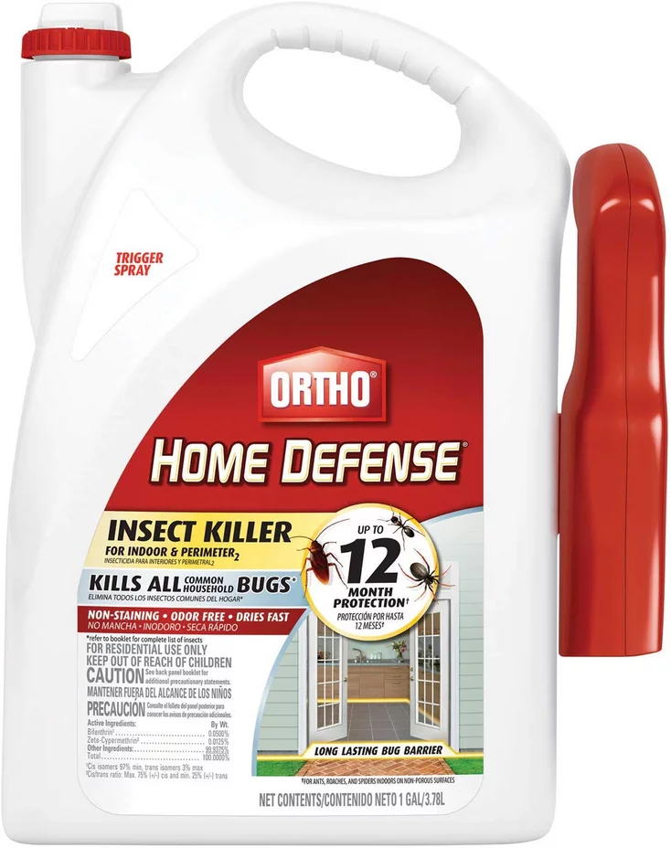 Ortho Home Defense Insect Killer for Indoor & Perimeter2, Controls Ants, Roaches, and More, 1 gal