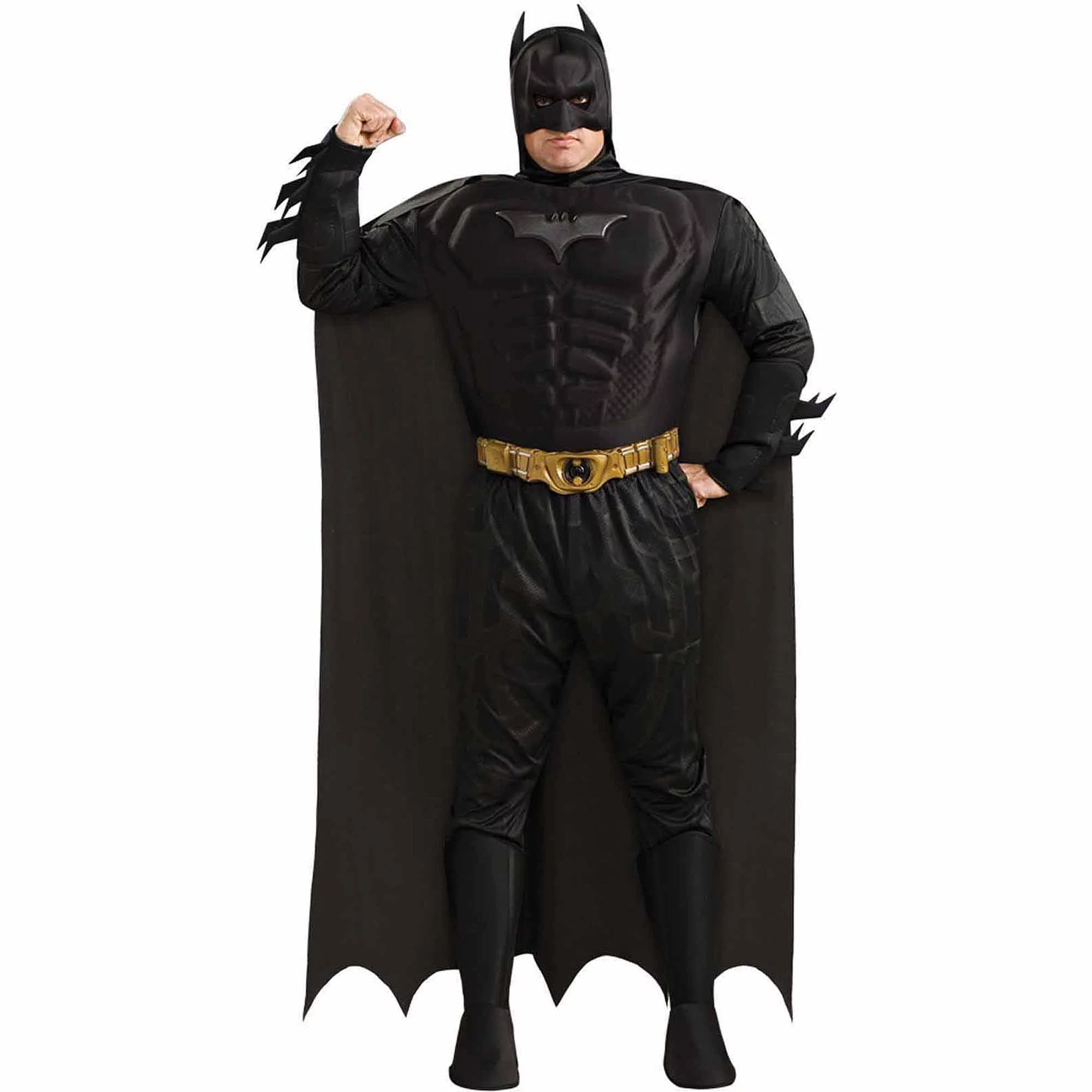 Batman The Dark Knight Rises Muscle Chest Men's Halloween Fancy-Dress Costume for Adult, Plus Size