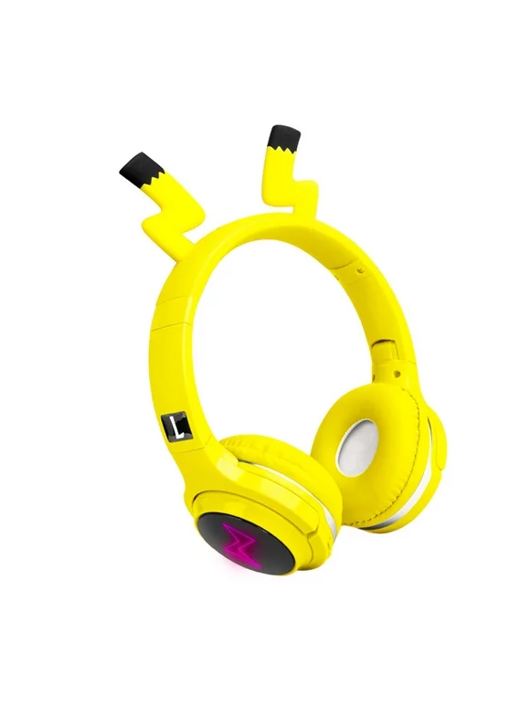 Pokemon Kids Bluetooth Headphones Cartoon Wireless Headset for Kids birthday Christmas Gift