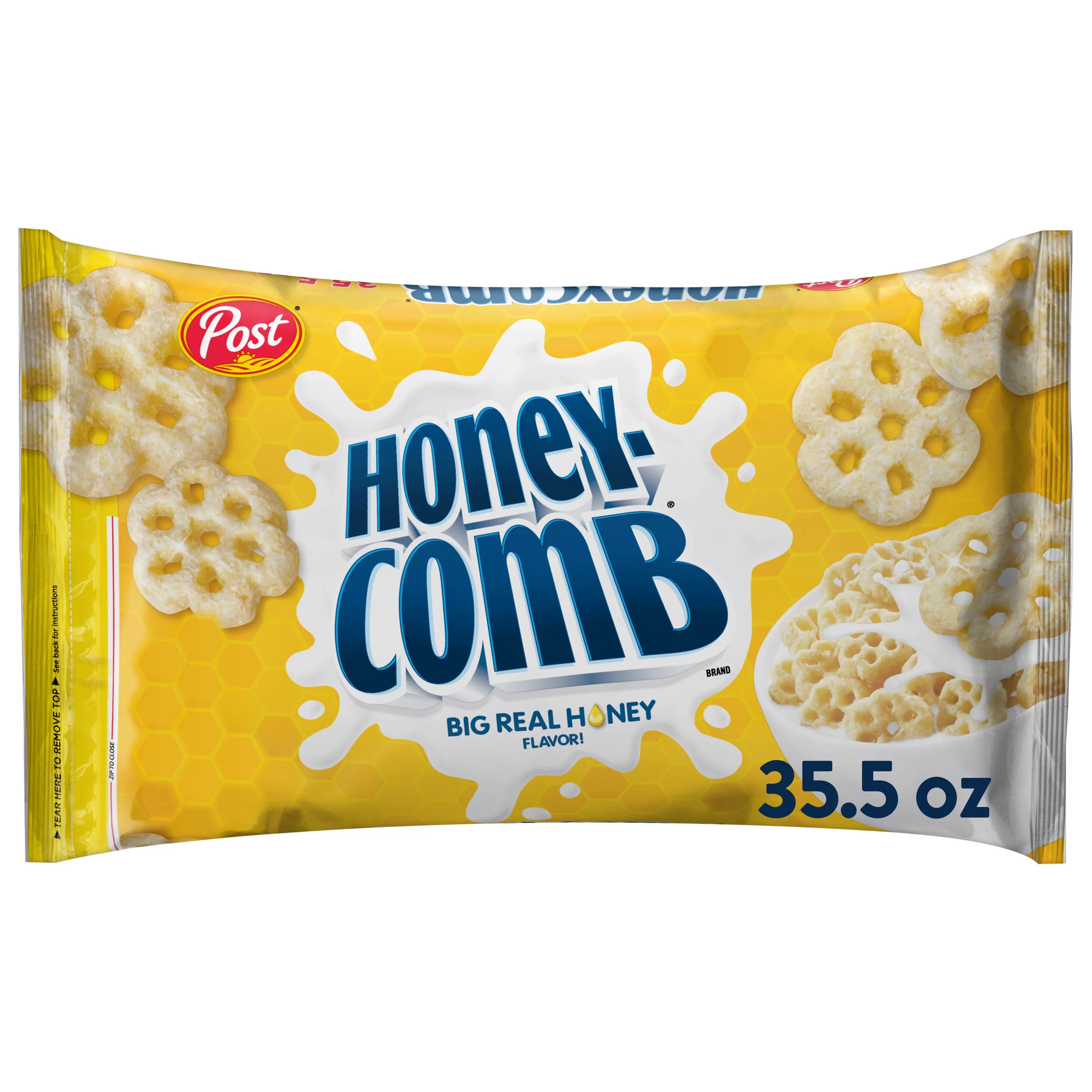 Post Honeycomb® cereal, Made with Real Honey, Kosher, 35.5 Ounce – 1 count