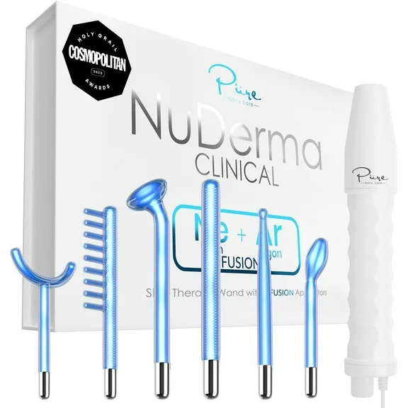 Pure Daily Care NuDerma Skin Therapy Face Wand, Acne Treatment, Hair