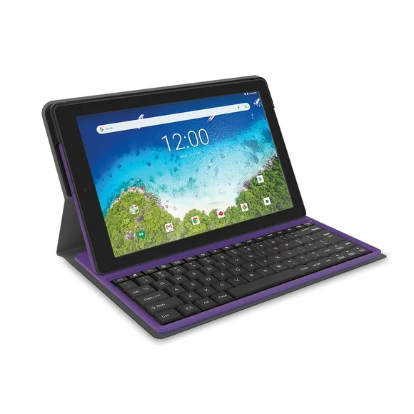 RCA 10.1" Android (8.1 Go Edition) 2-in-1 Tablet with Folio Keyboard
