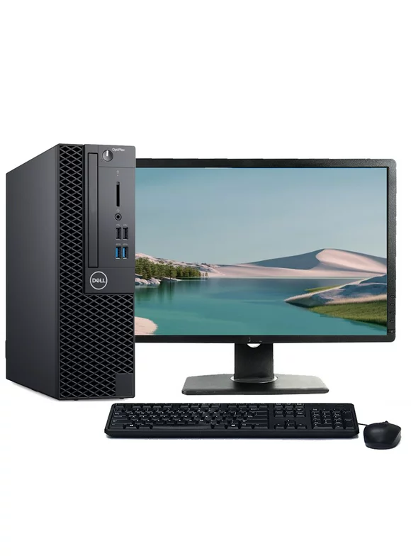 Restored Dell OptiPlex Desktop Computer with a Intel Core i5 8th gen Processor, choose Memory, Hard drive, and LCD Options - Windows 11 Home or Professional PC (Refurbished)