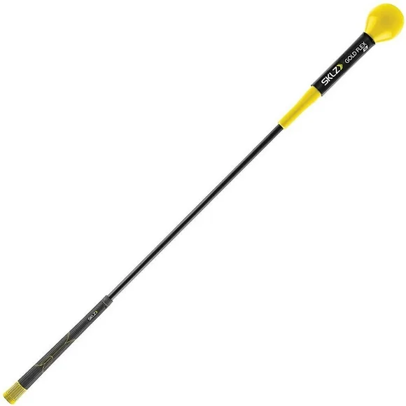 SKLZ Gold Flex Golf Swing Trainer for Strength and Tempo Training, 48 In.