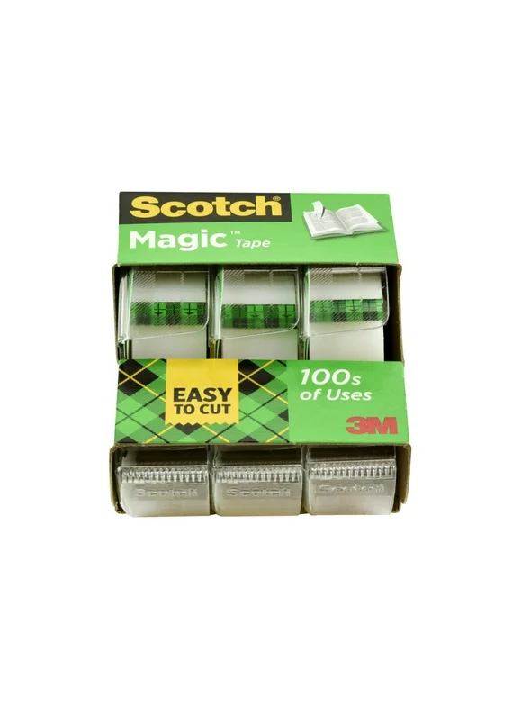 Scotch® Magic™ Tape 3105R-975-SR, 3/4 in x 325 in (19 mm x 8.25 m)