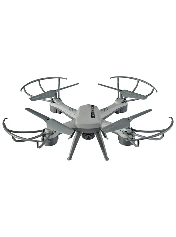 Sky Rider X 42 Avenger Quadcopter Drone with Wi-Fi Camera, DRW342MG, Gray