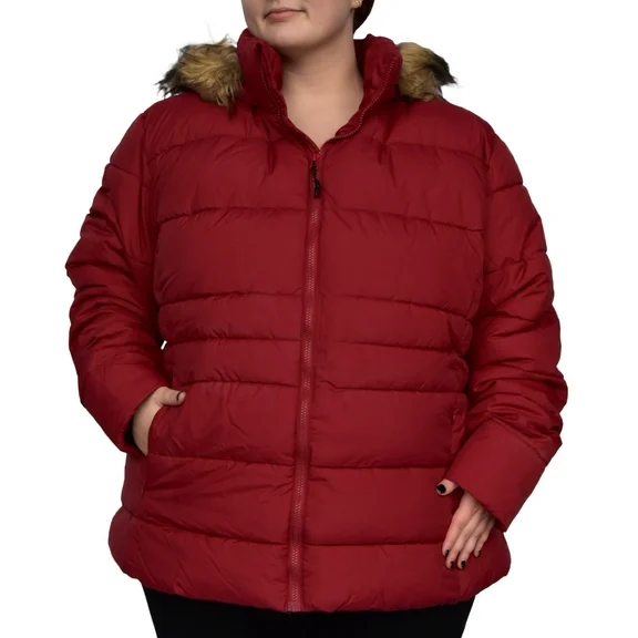 Snow Country Outerwear Women's Plus Extended Size Ski Coat Jacket Luna Alternative Down 1X-6X