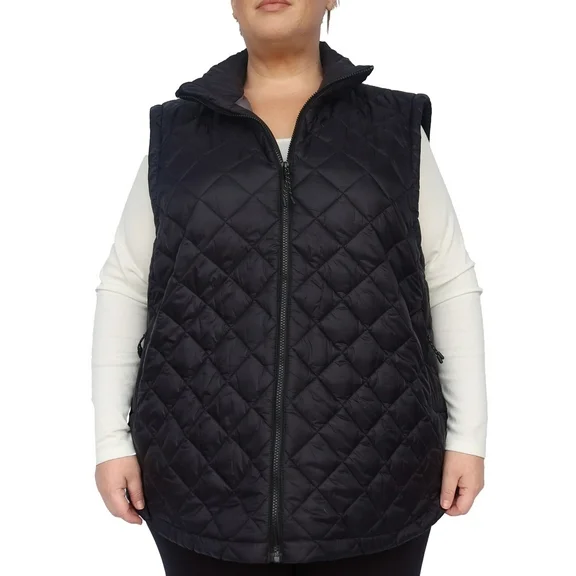 Snow Country Outerwear Women's Savvy Quilted Insulated Vest Jacket 1X-6X
