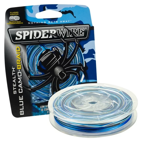 SpiderWire Stealth® Superline, Blue Camo, 10lb | 4.5kg Fishing Line