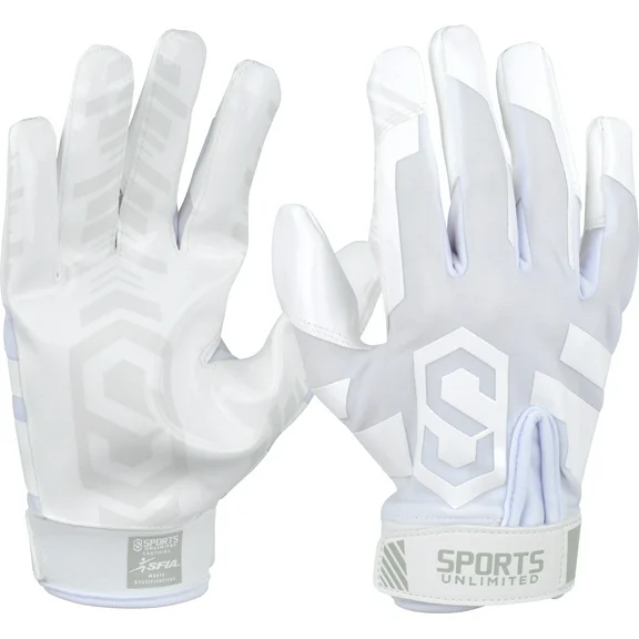 Sports Unlimited Clutch Adult Receiver Football Gloves