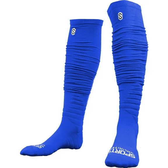 Sports Unlimited Gameday Drip Scrunch Football Socks, Sold as a Pair