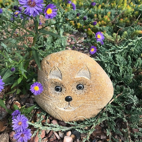 Stone Age Creations 6" Boulder Cat