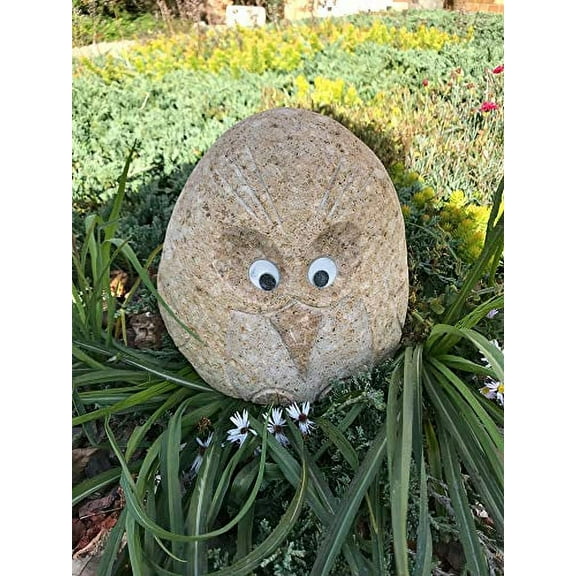 Stone Age Creations 8" Boulder Angry Bird, Stone