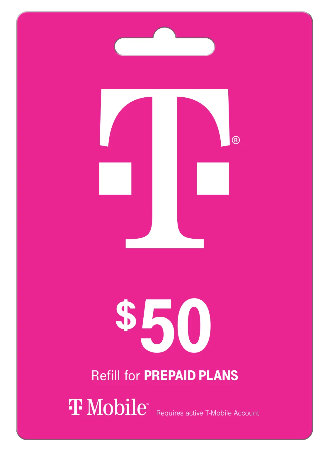 T-Mobile Prepaid $50 Direct Top Up