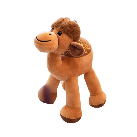 TUTUnaumb Holiday Deals Rollback 2022 Winter 2023 Spring 25Cm Plush Camel Dolls Stuffed Animals Toys Simulation Animal Cute Imitation Animals Doll Great Toy Gifts for Kids Spot Promotion on Sale-Brown