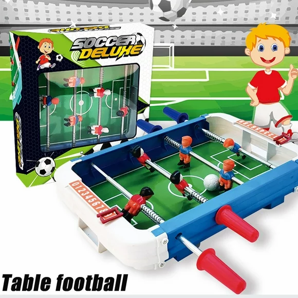 Tejiojio Tabletop Foosball Table- Portable Mini Table Football / Soccer Game Set