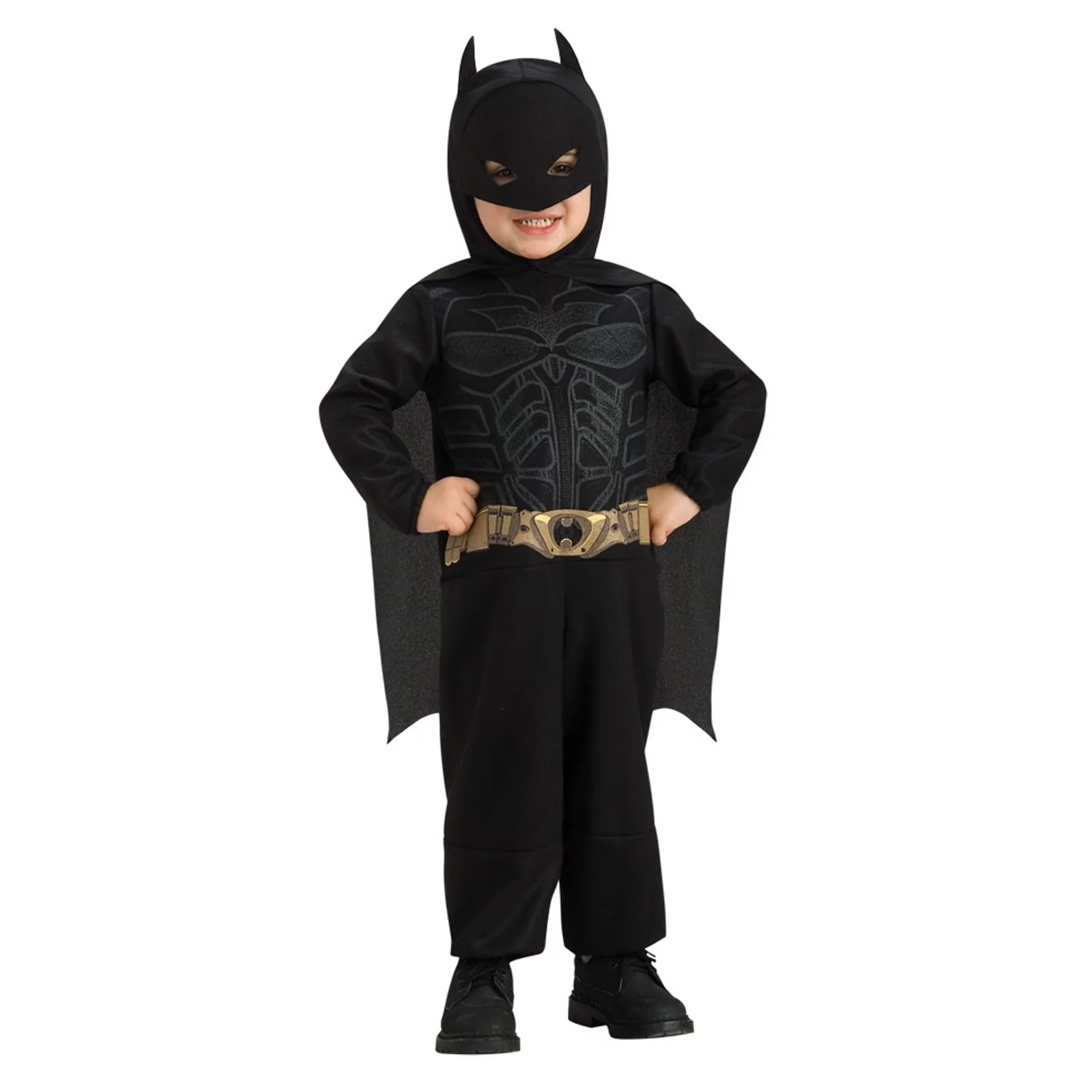 Rubie's Toddler Boys' DC Comics The Dark Knight Batman Costume - Size 2T-4T