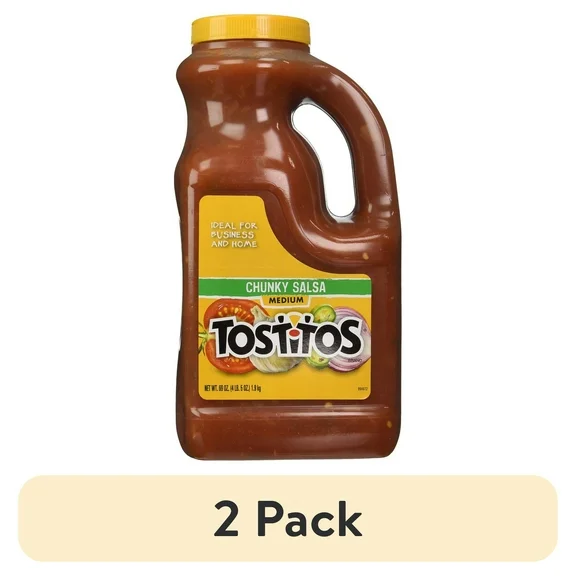 (2 pack) Tostitos Medium Chunky Salsa, 69 oz