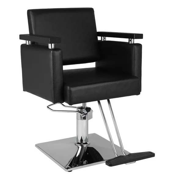 UBesGoo Salon Barber Chair, Stylist Chair with Heavy Duty Hydraulic Pump, Spa Beauty Equipment for Hair Stylist Women Man, Black