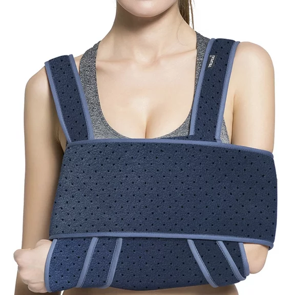 VELPEAU Arm Sling Shoulder Immobilizer - Rotator Cuff Support Brace, Fits Left or Right Arm, Unisex