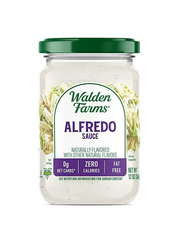 Walden Farms Calorie Free Pasta Sauces Flavors: Alfredo, Size: 3 Jars