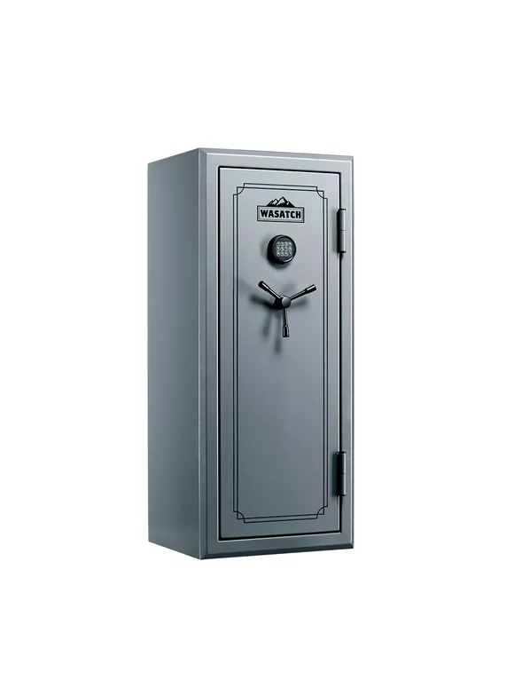 Wasatch 24 Gun Fire and Water Safe with Electronic Lock, Pebble Gray 24EGW