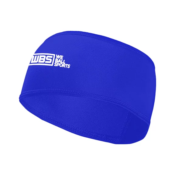 We Ball Sports Football Headband Skull Wrap - Stretchy Moisture Wicking Hairband( BLUE)