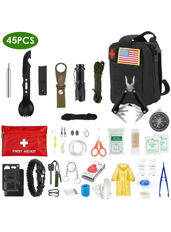 iMounTEK Survival Kits, Emergency Survival Gear and Equipment, Cool Gadgets for Men Camping Fishing Hunting Outdoor