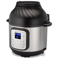 Instant Pot, 6-Quart Duo Crisp, Air Fryer+ Multi-Use Small Pressure Cooker to Roast Bake, Dehydrate & More
